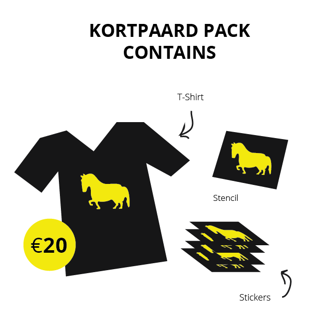 buy kortpaard tshirt